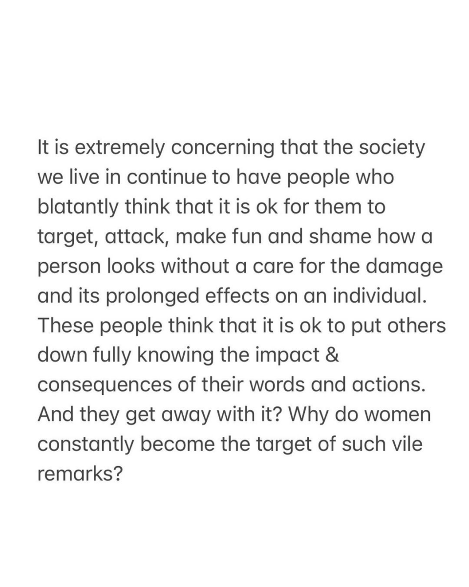 Chrysan Lee calls out guys who ridicule her small boobs