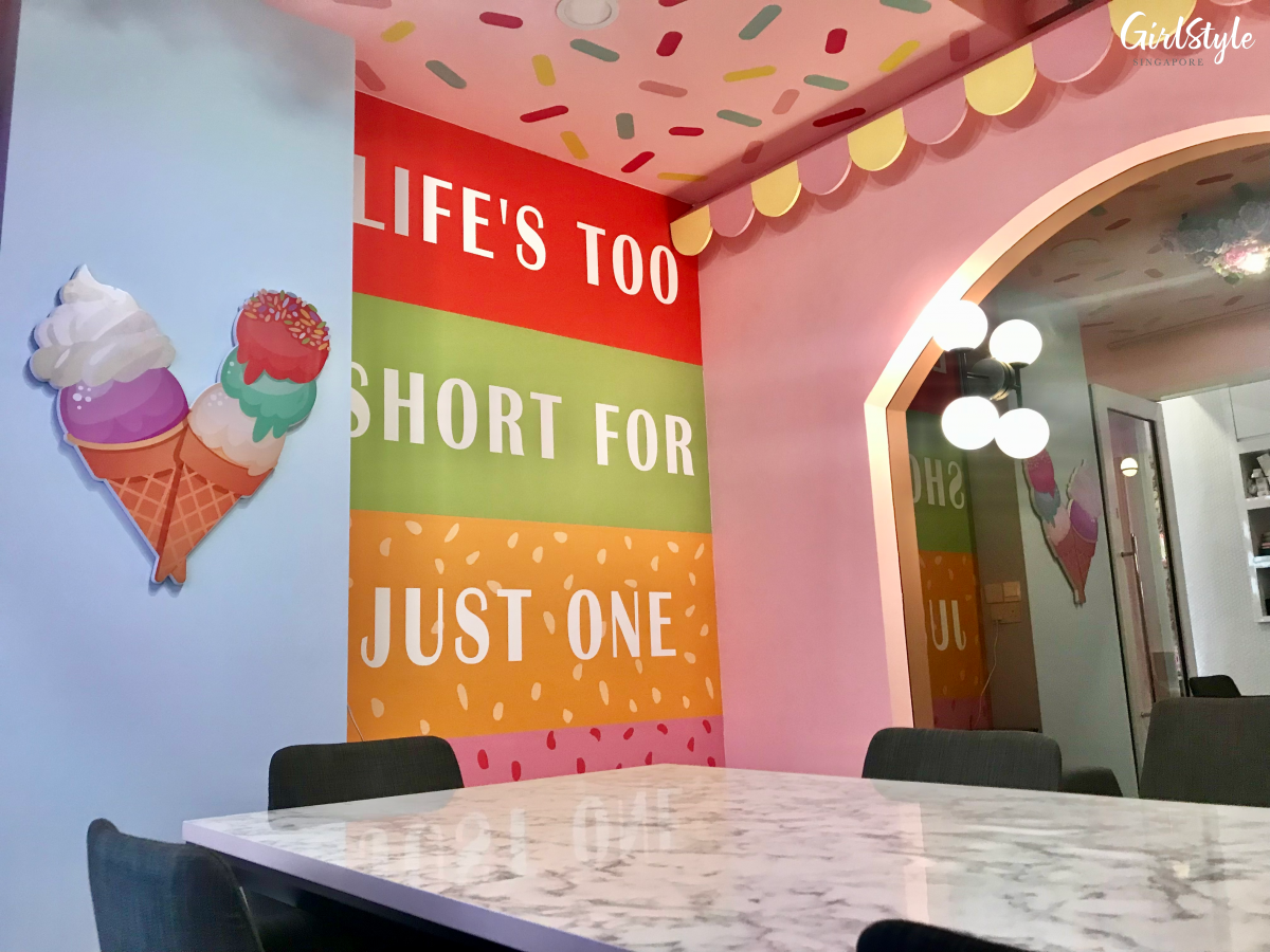 Private dining room at Knock Knock Cafe