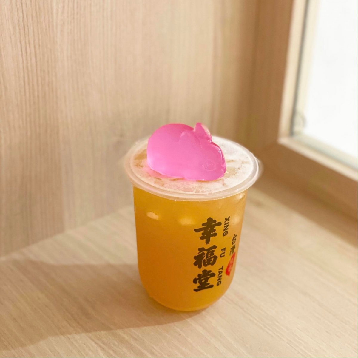 Xing Fu Tang Mango Green Tea with rabbit jelly