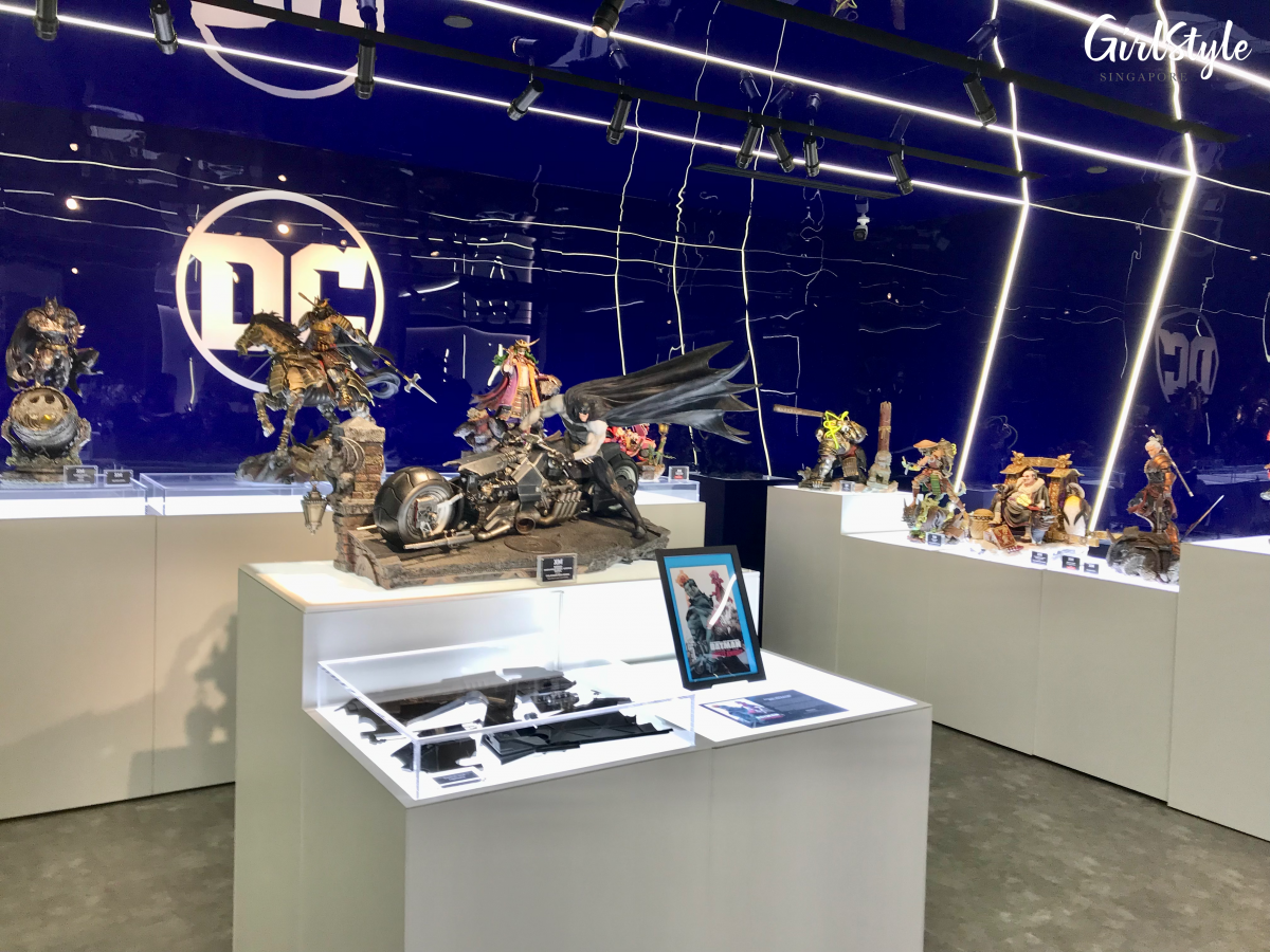 DC collectible statues at XM Store