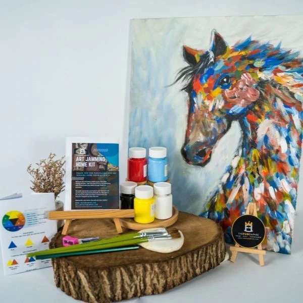 Art Jamming Canvas Home Kit, $35.