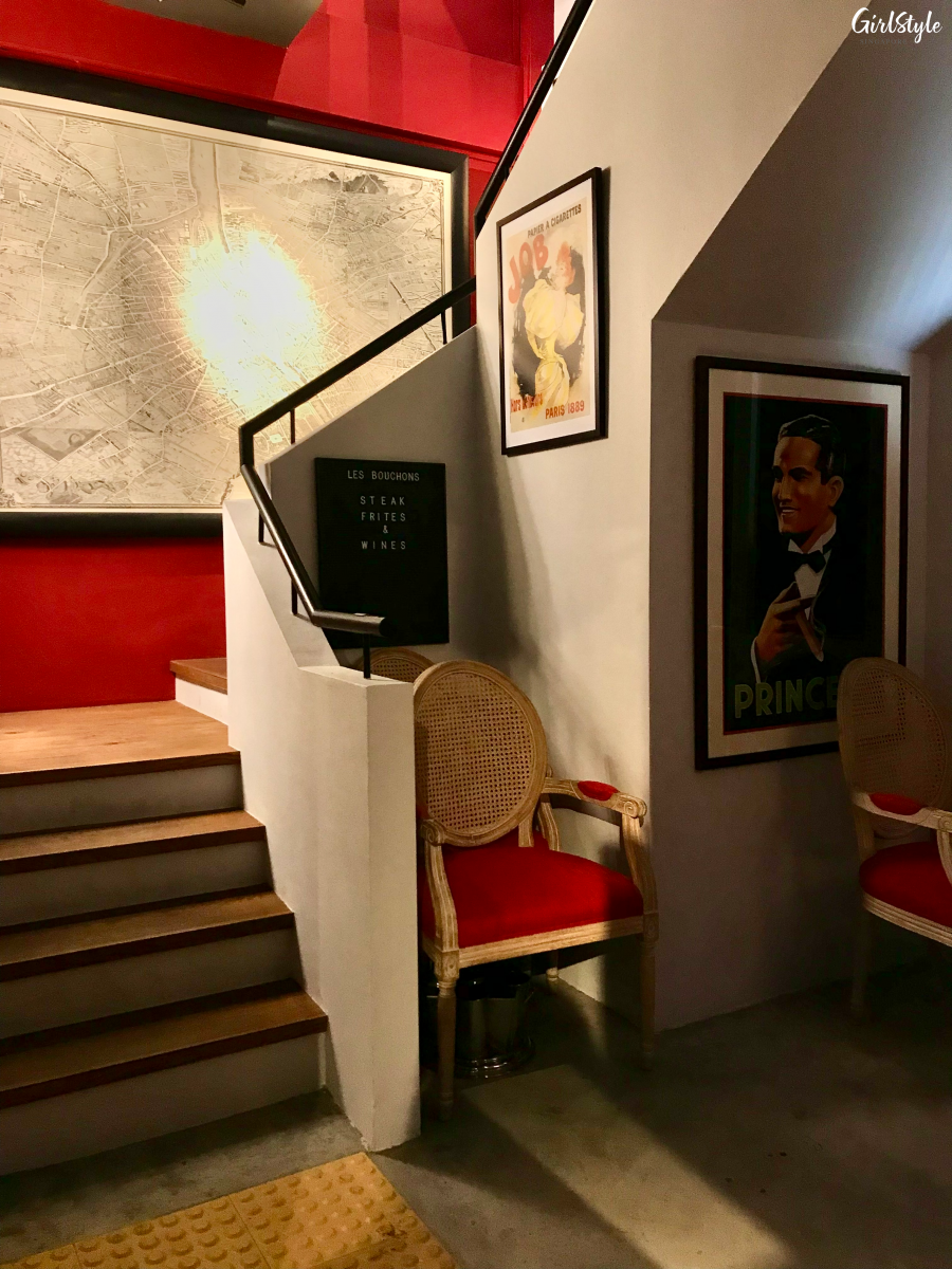 Stairway - Les Bouchons at Rochester Commons