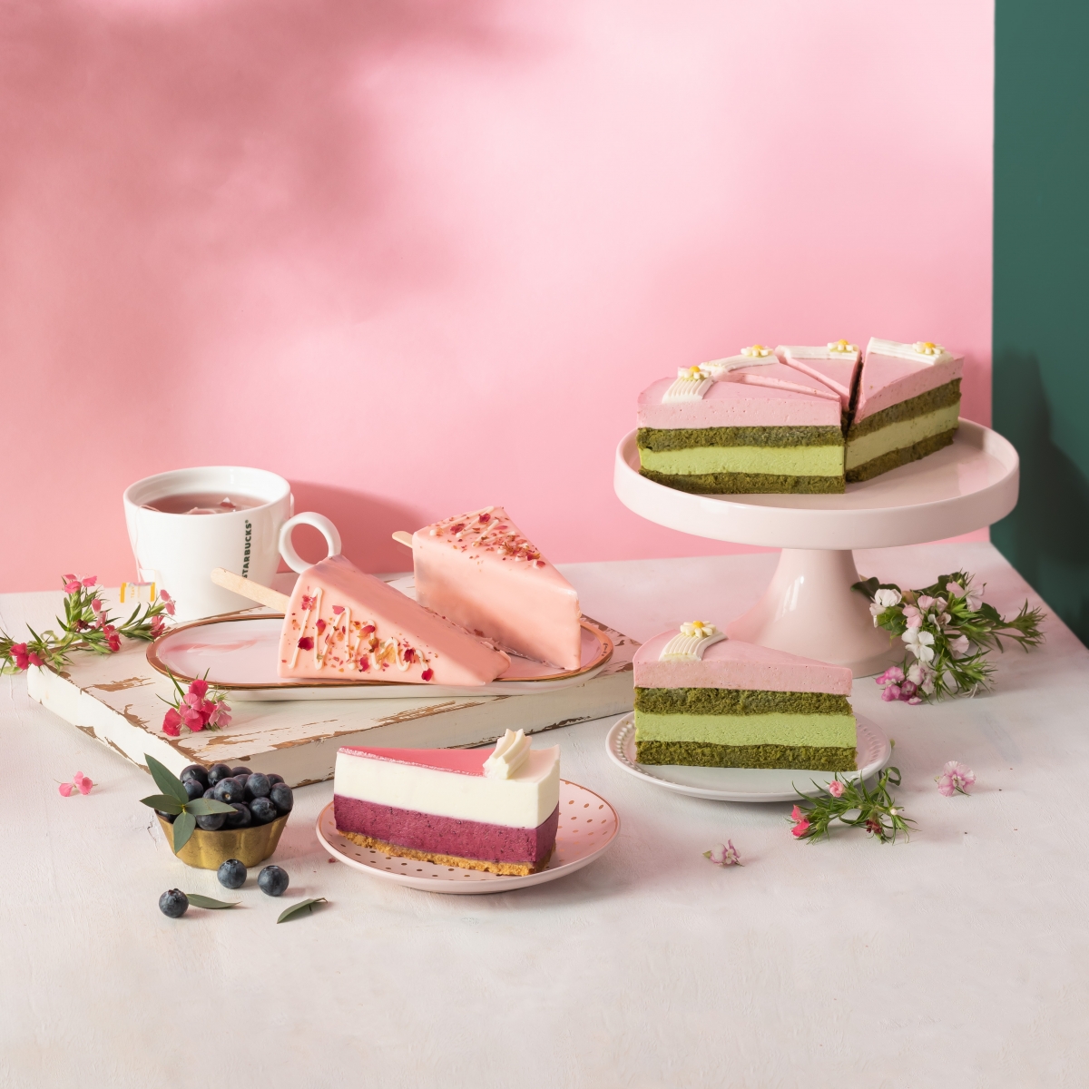 Starbucks Singapore Spring 2022 cakes