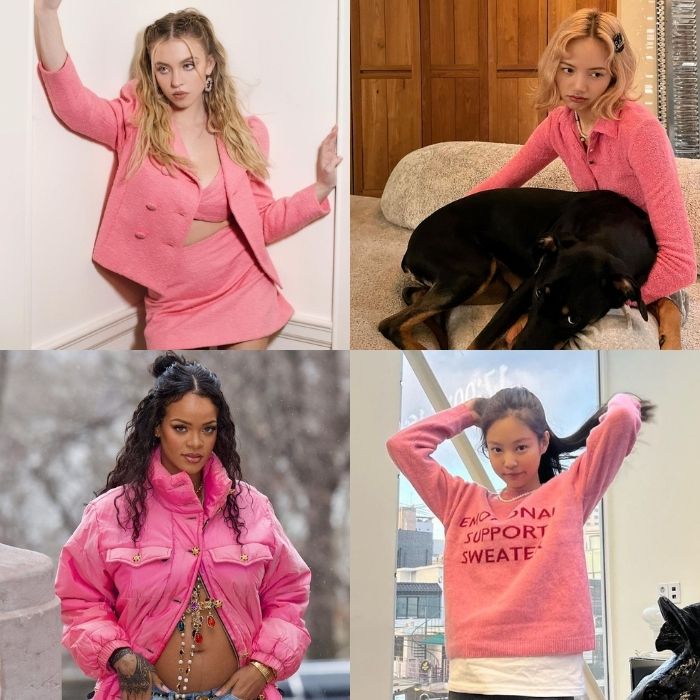 As seen on: Sydney Sweeny, Lisa, Rihanna, Jennie. 