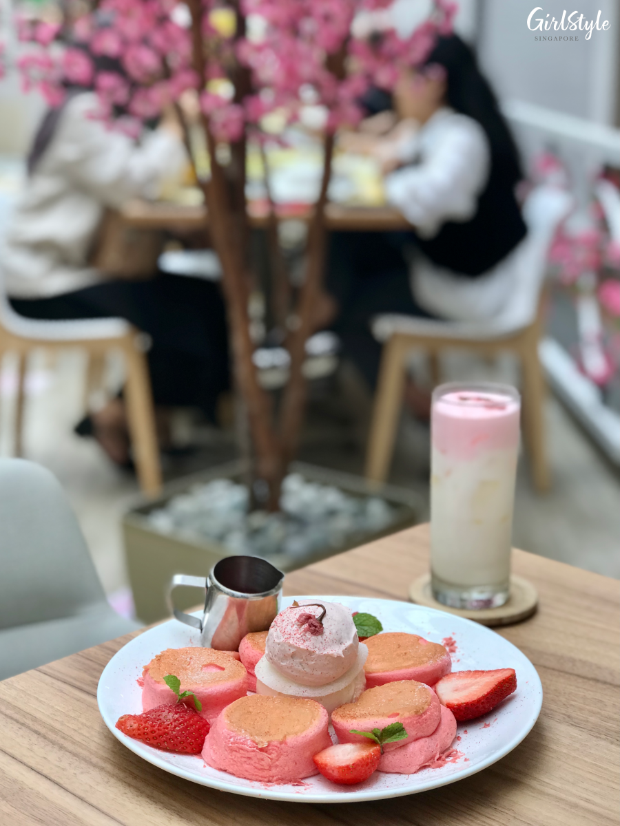 Sakura Kiseki Pancakes at FLIPPER'S Singapore