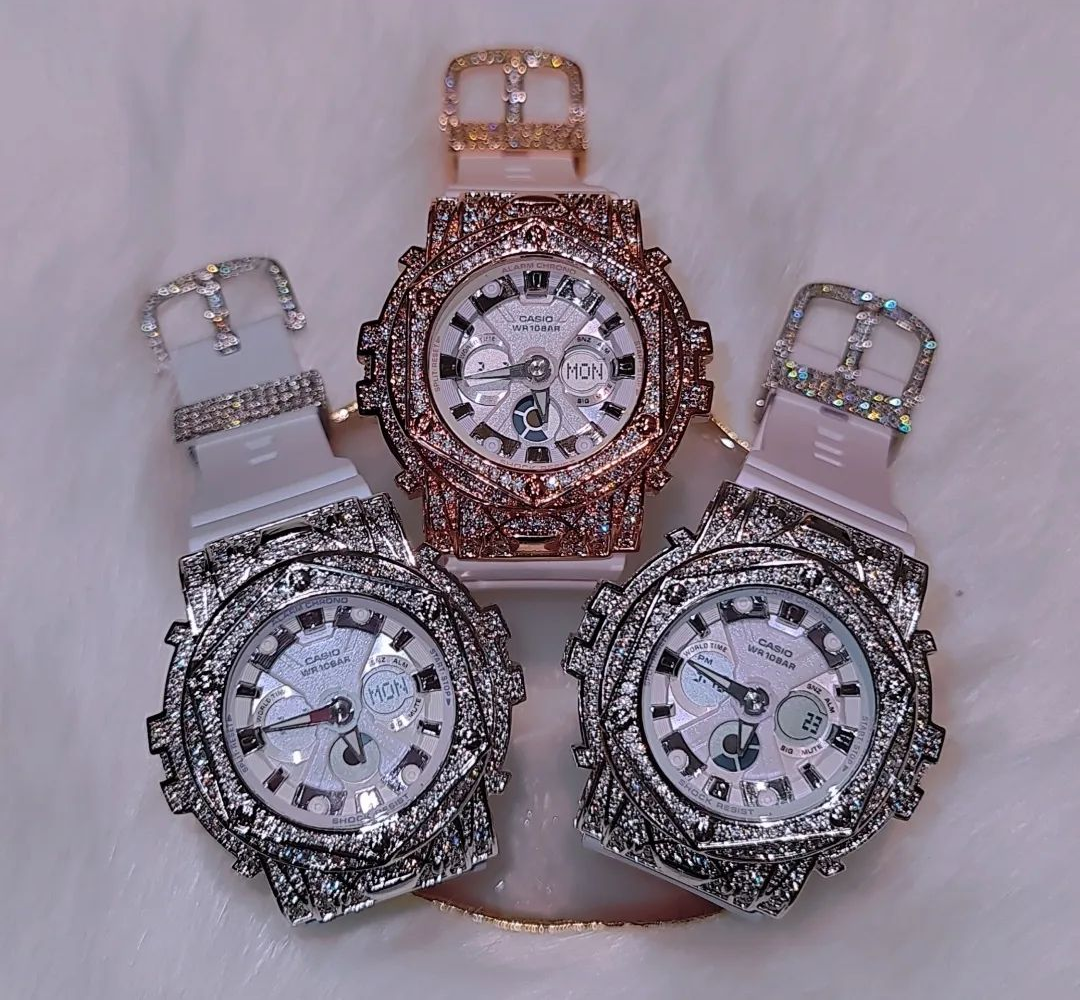 Chrono Collection Singapore crystal Casio watches