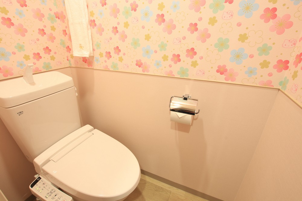 Hello Kitty Hotel Room at Resi Stay Kyoto Japan