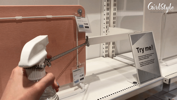 Moisture evaporating rapidly on the Diatomite Bath Mat at Nitori Courts Nojima
