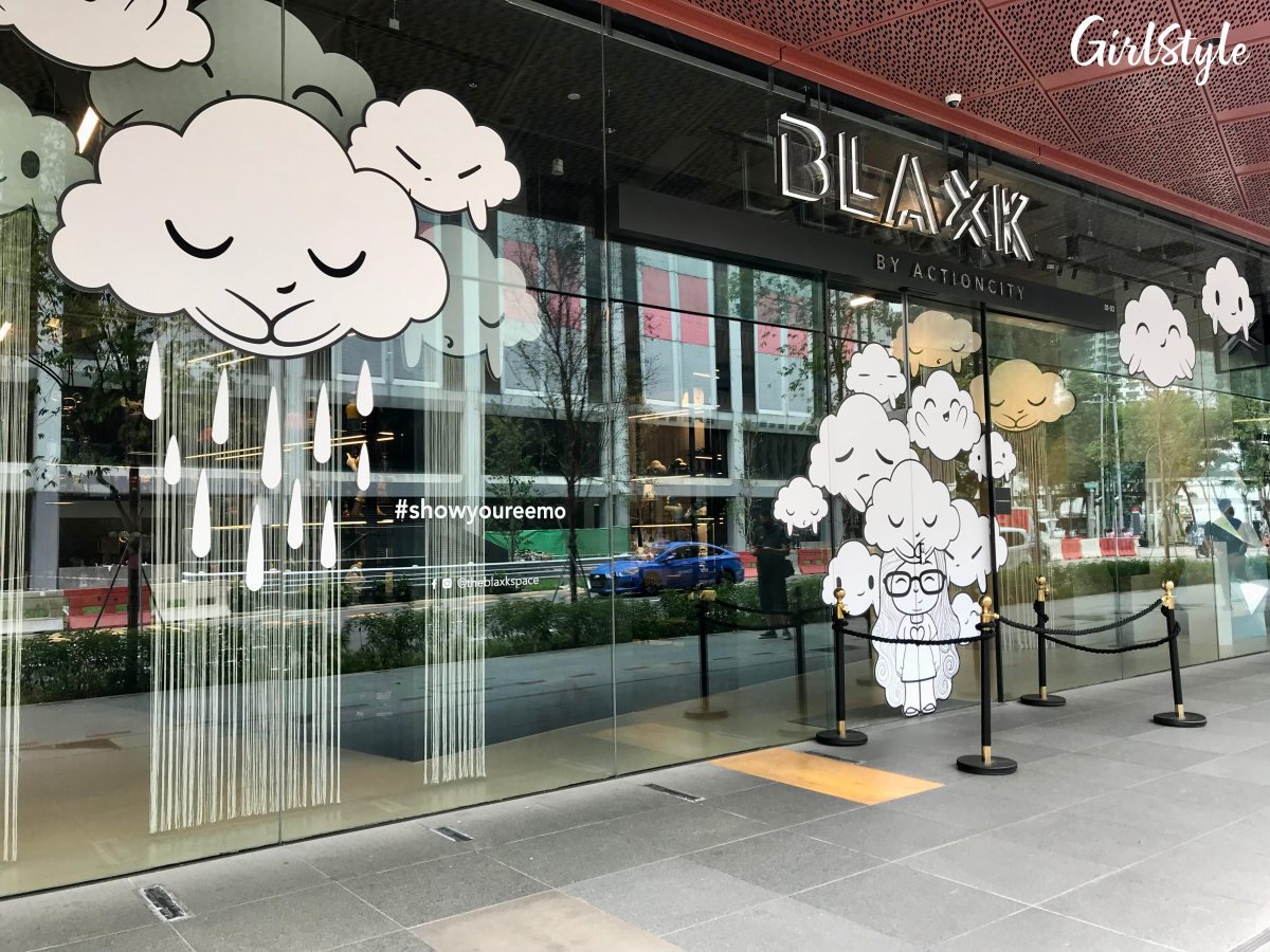 Entrance - Show Your Eemo exhibition by Jessica Emmett at BLAXK by ActionCity Funan mall