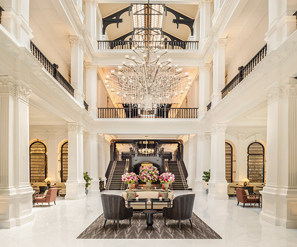 The Grand Lobby Raffles Hotel Singapore