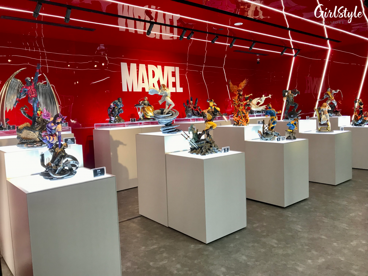 Marvel collectible statues at XM Store