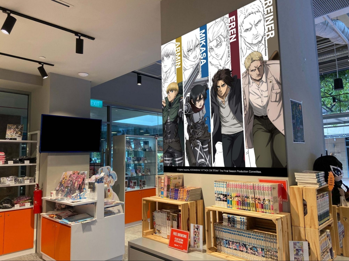 Attack On Titan Cafe in Singapore