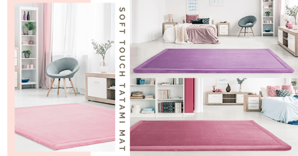 Viral Japanese "Fuwa-Fuwa" Tatami Mat In Singapore: 11 Colours & 12 Sizes, Easy To Clean, Anti-Slip