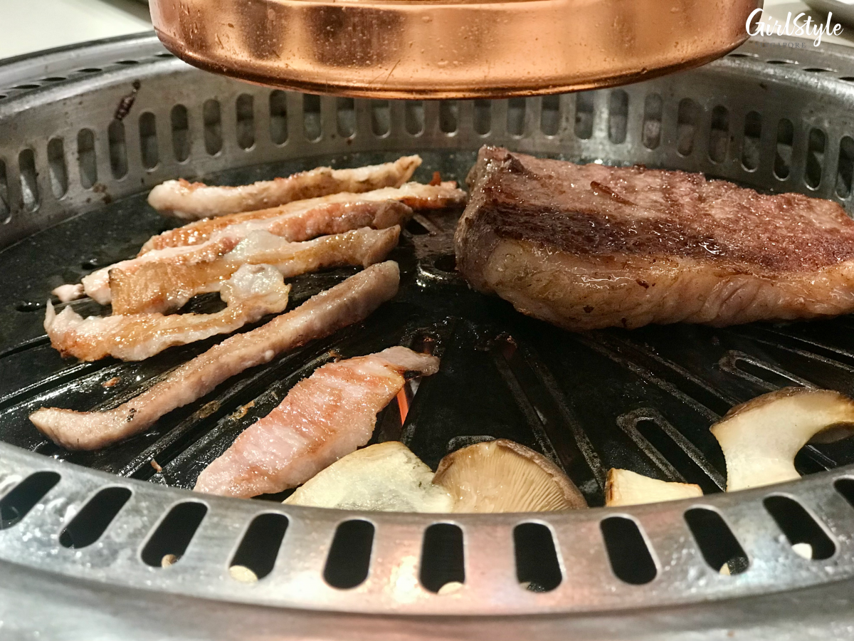 Iberico Pork Jowl - Omma Korean Charcoal BBQ
