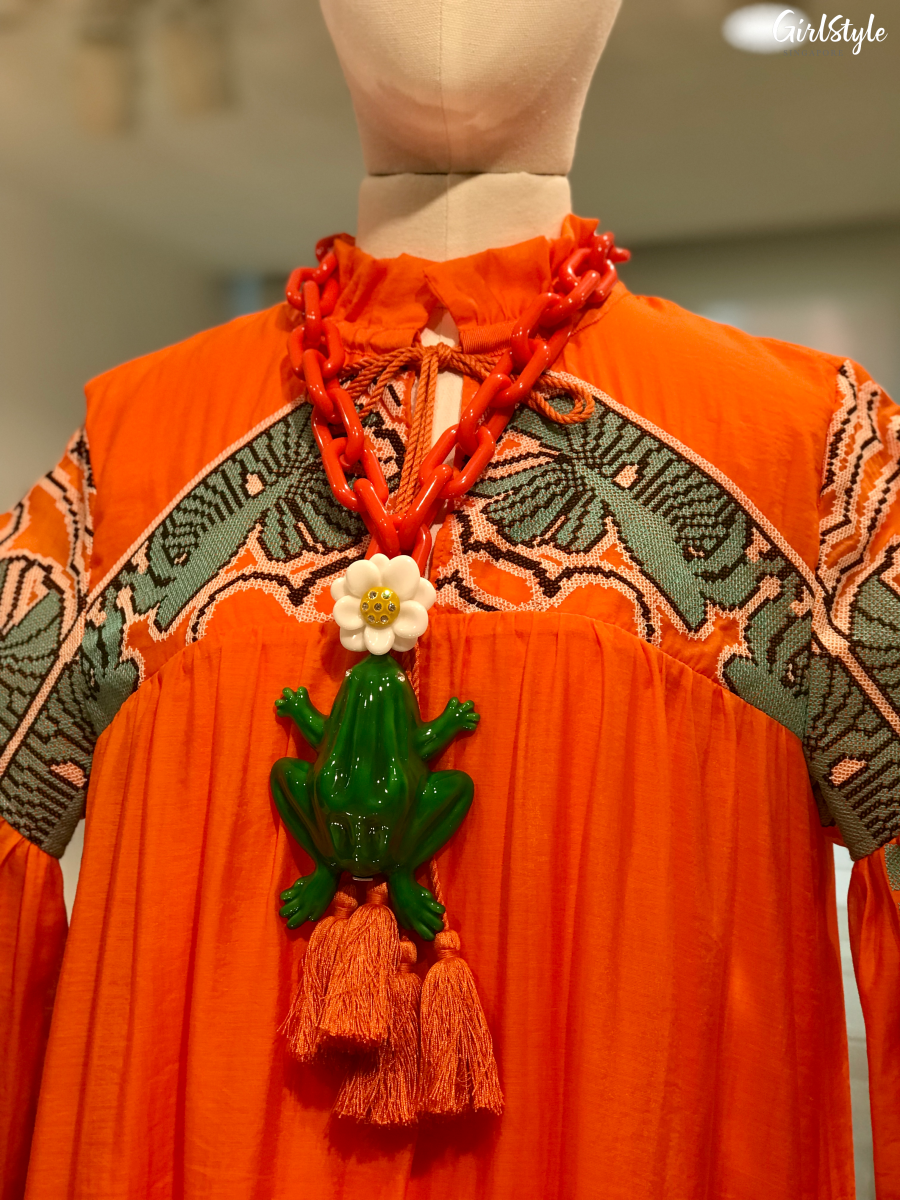 Iris Apfel x H&M necklace & brooch 