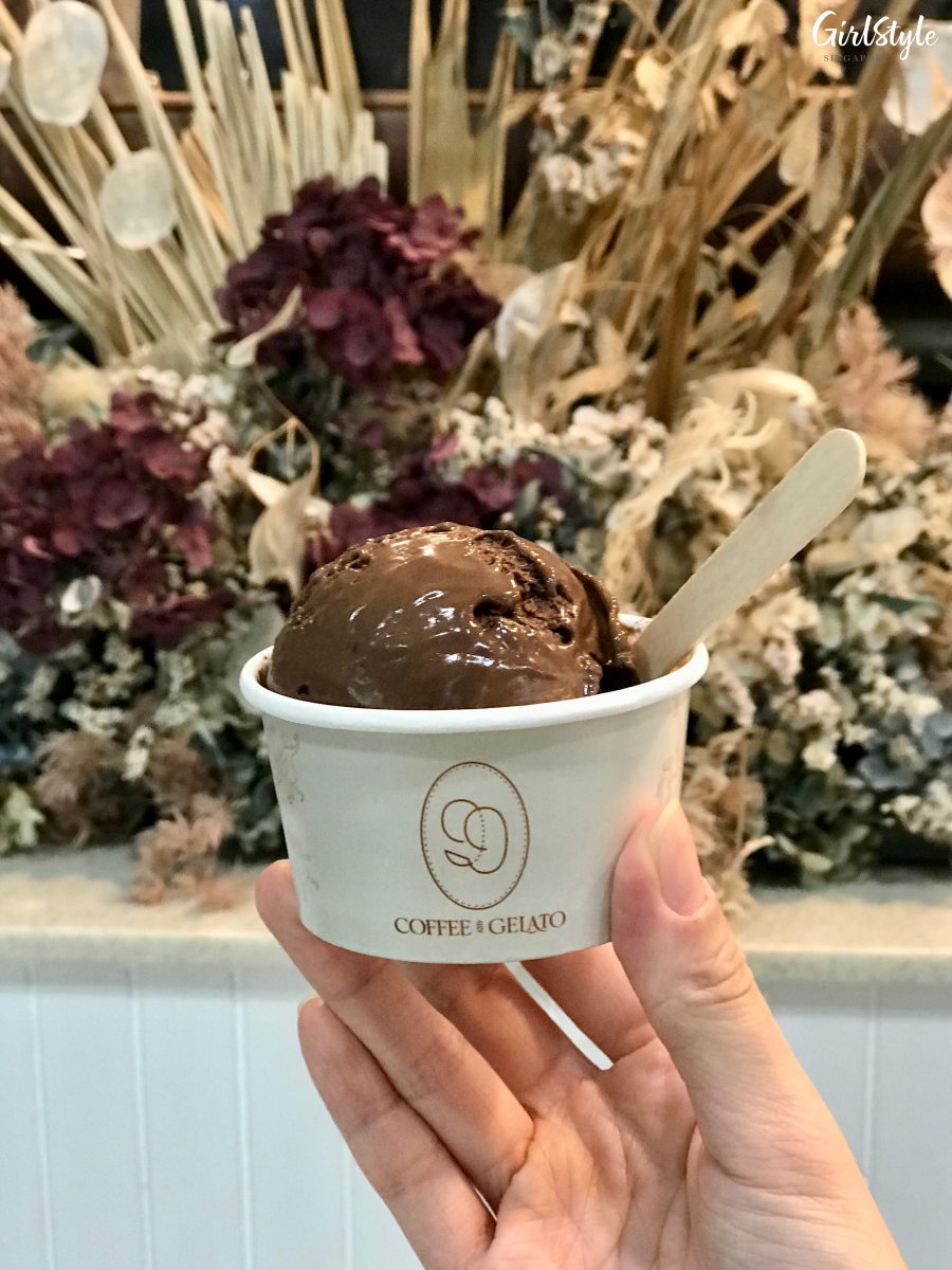 Dark Chocolate ice cream at 99 Gelator Coffee Bar - XM Store