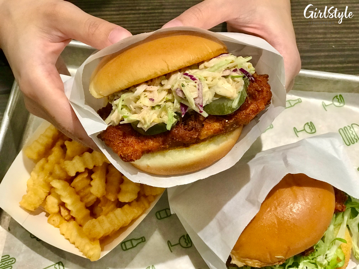 Shake Shack Dark Meat Hot Chicken burger