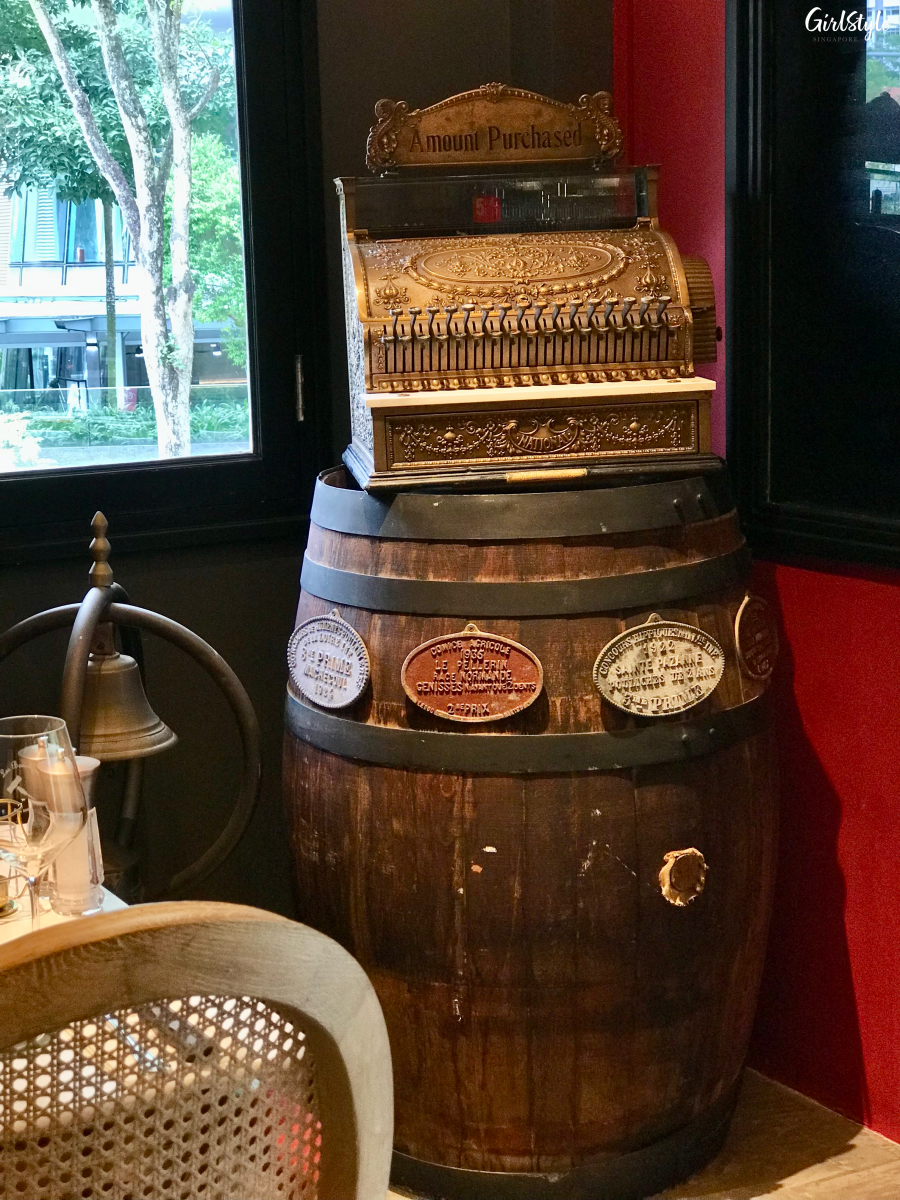 Antique cash register - Les Bouchons at Rochester Commons