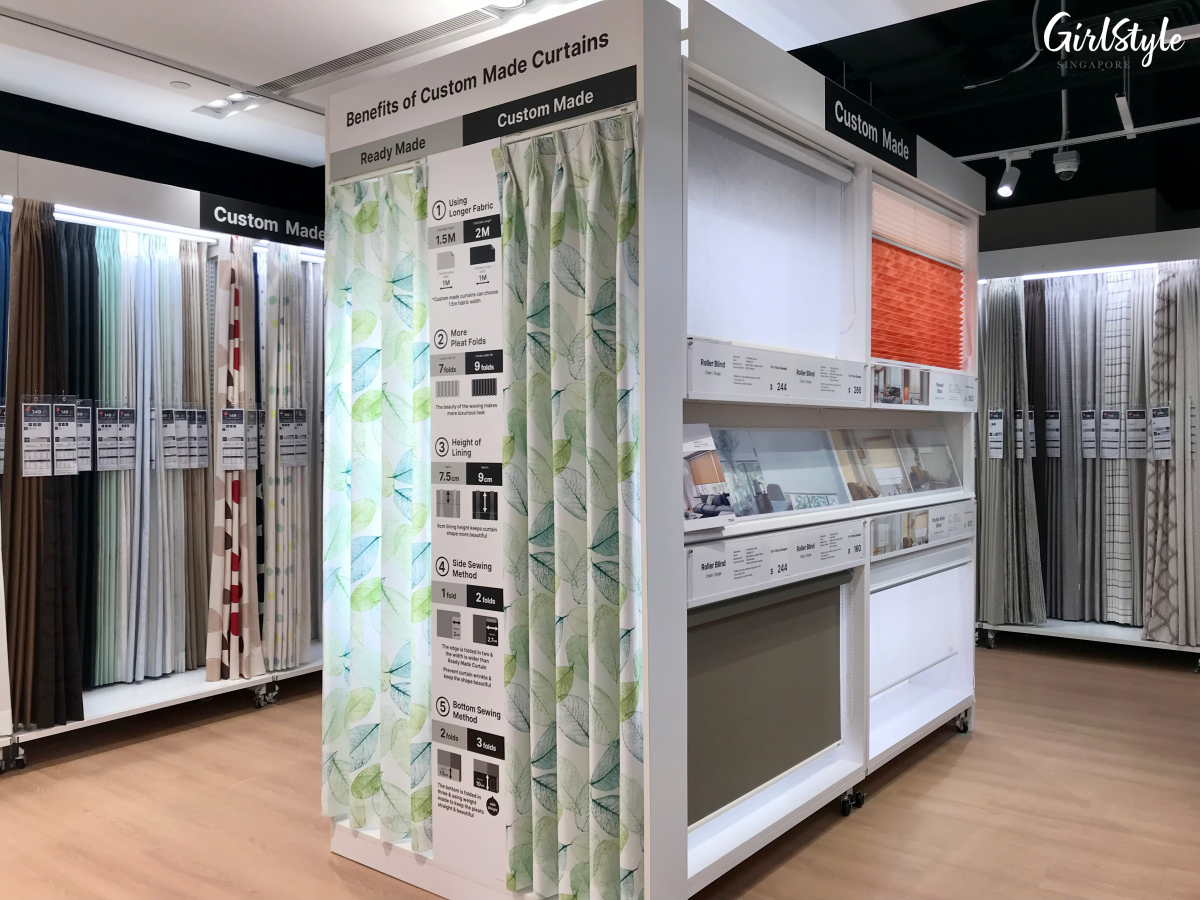 Custom made curtains and blinds at Nitori - COURTS Nojima