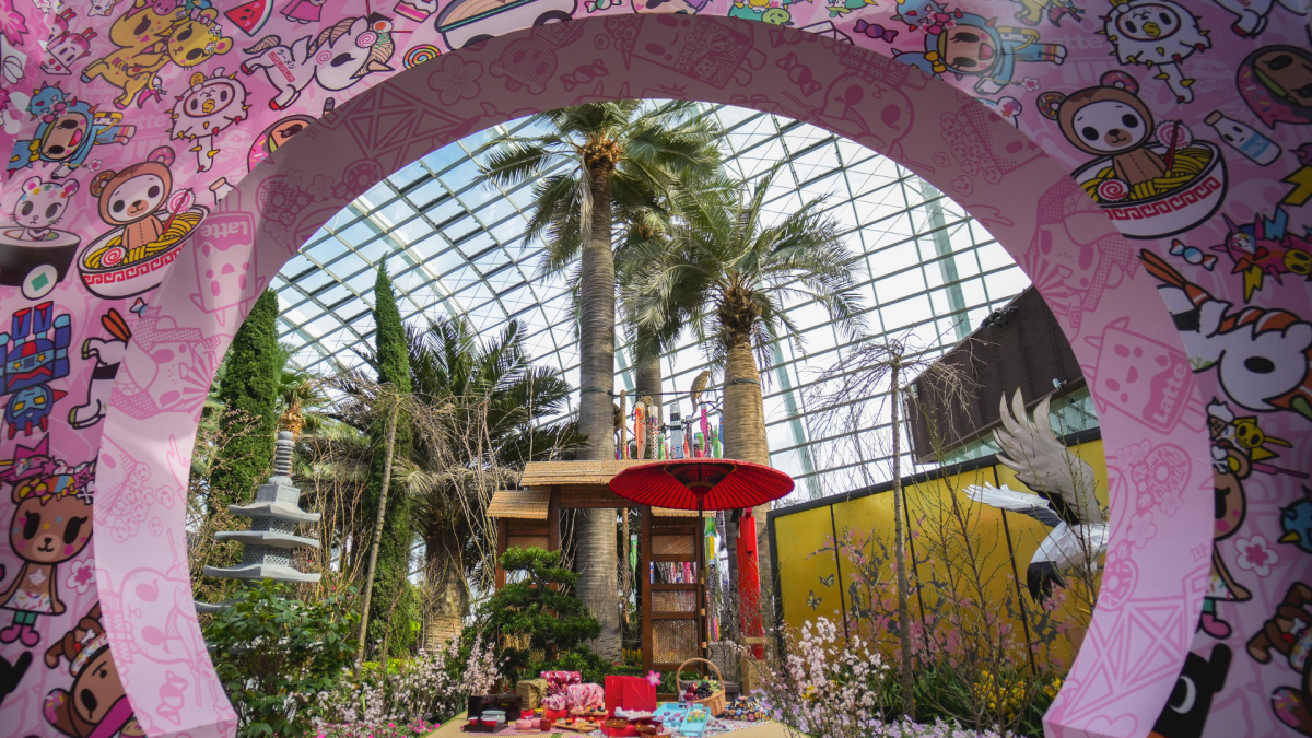Sakura at Gardens by the Bay Flower Dome 2022