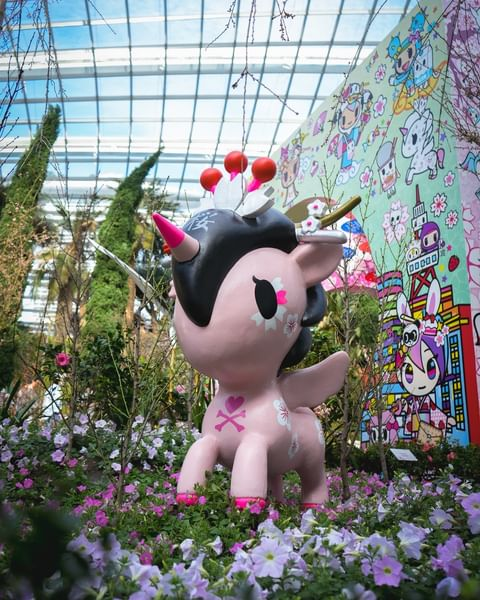 Sakura at Gardens by the Bay Flower Dome 2022