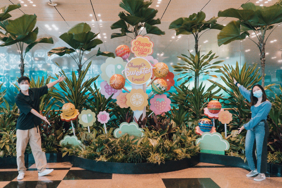 Chupa Chups Garden at Changi Airport