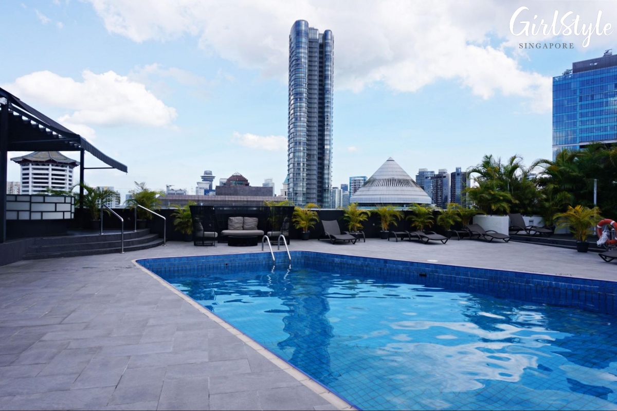 Swimming pool at voco Orchard Singapore