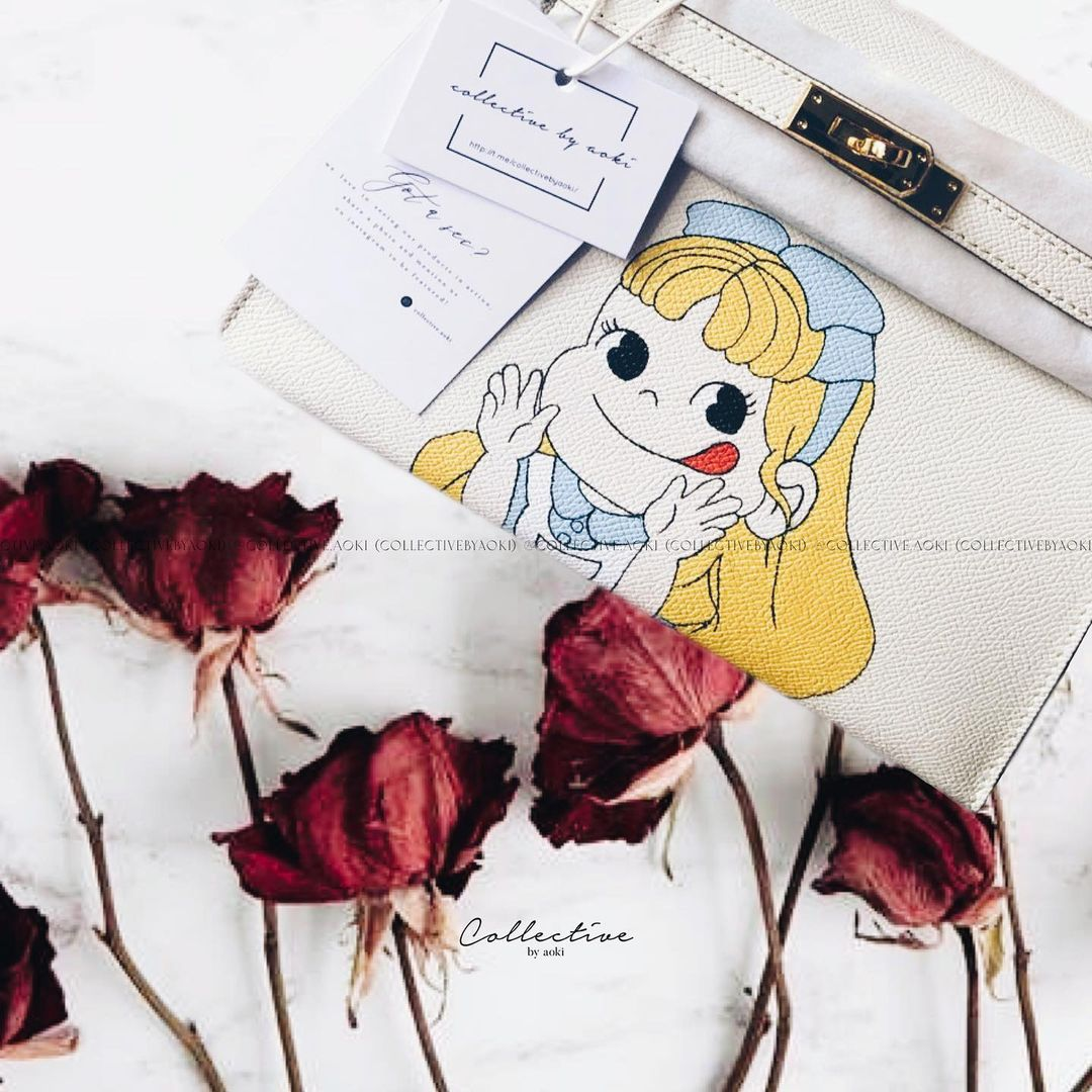 Collective by Aoki - customised hand-painted leather handbags in Singapore