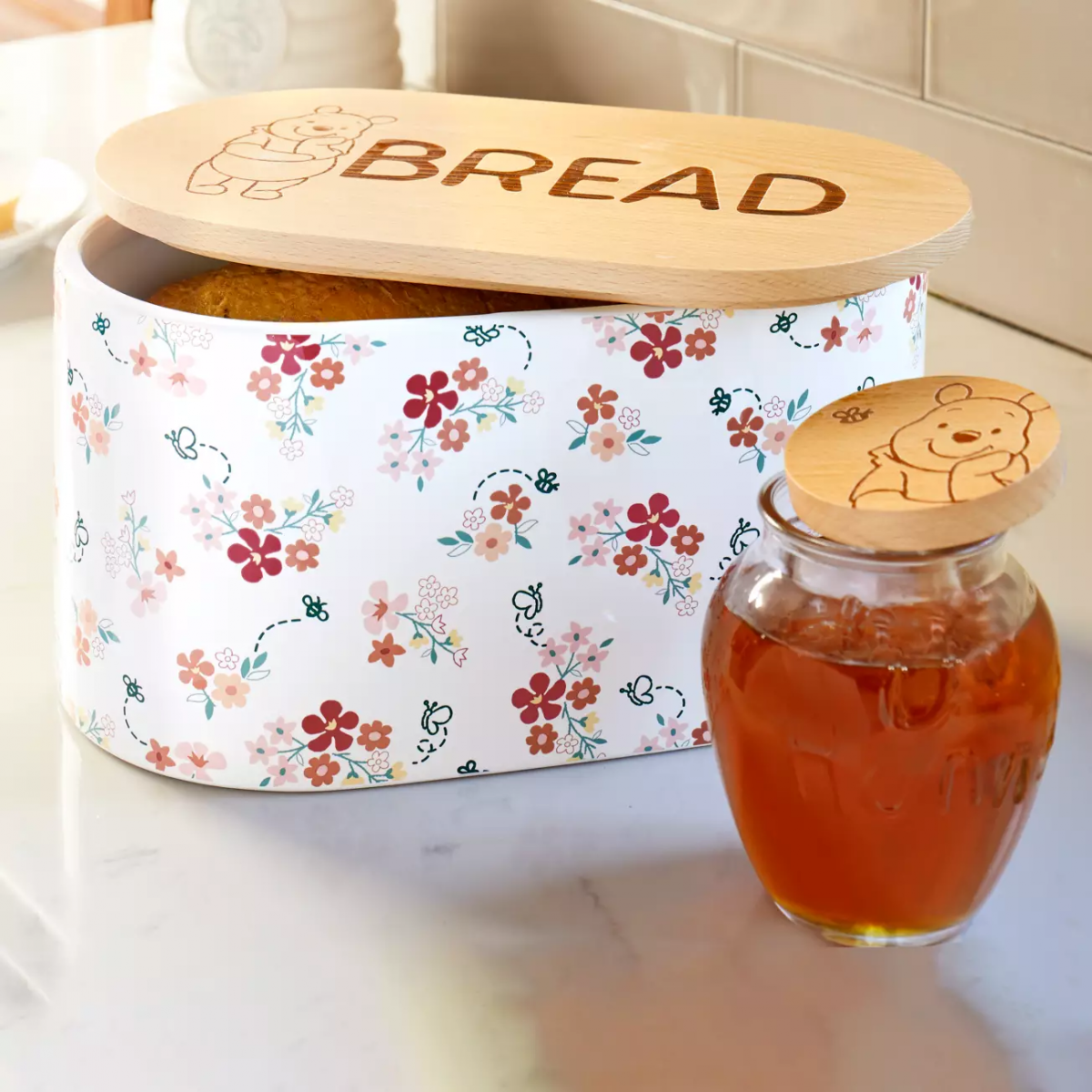 Winnie-The-Pooh Ceramic Bread Bin