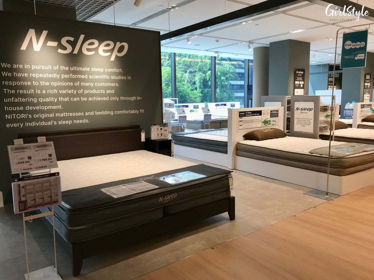 N-Sleep mattresses at Nitori - COURTS Nojima