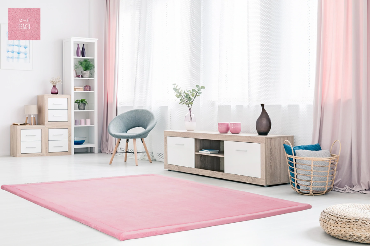 Momomi Soft Touch Tatami Mat Peach