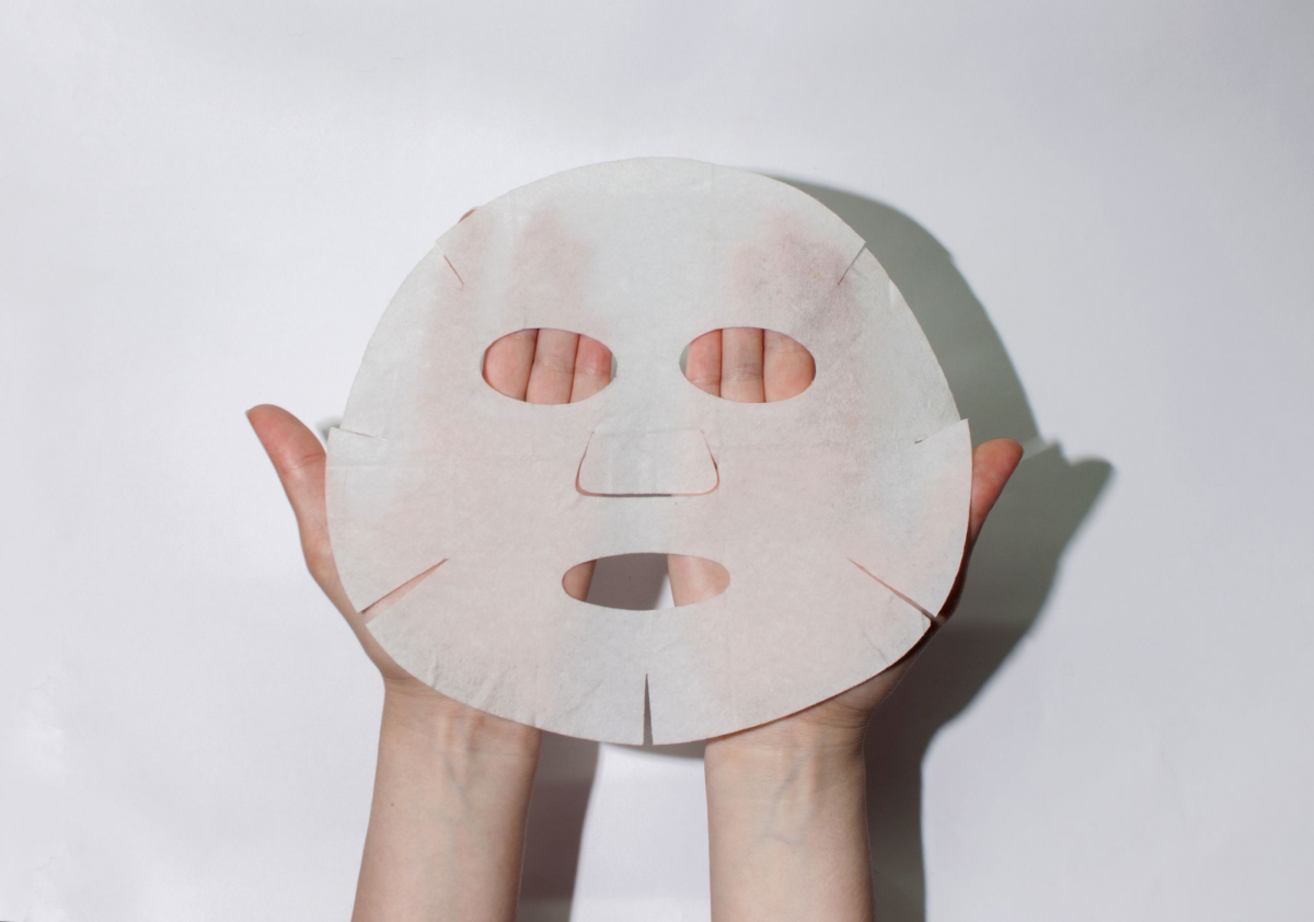 Sheet mask hacks - make cuts for a perfect fit