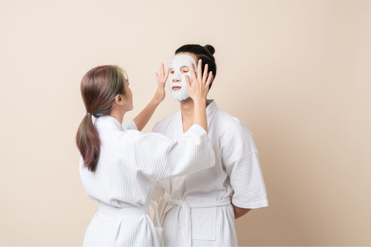 Sheet mask hacks - share with a friend