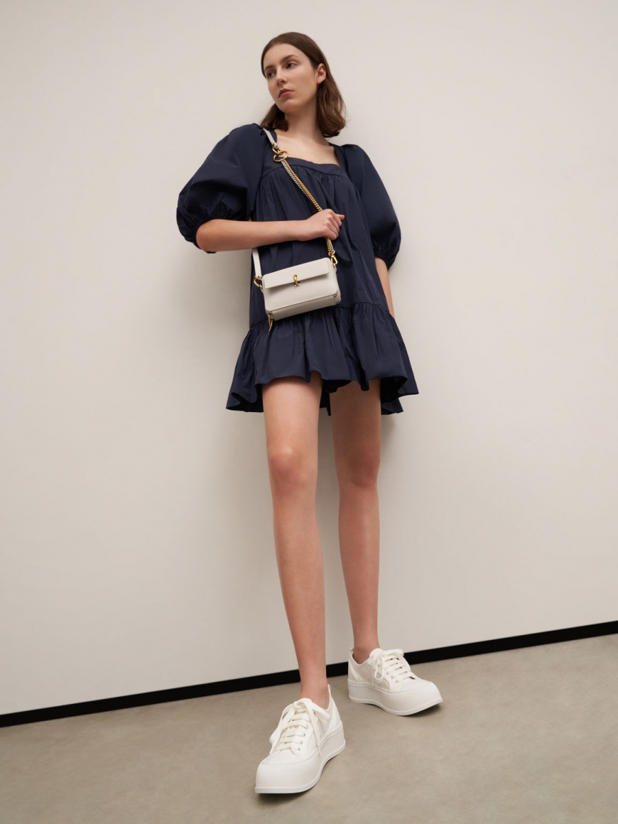 Charles & Keith Organic Cotton Low-Top Sneakers