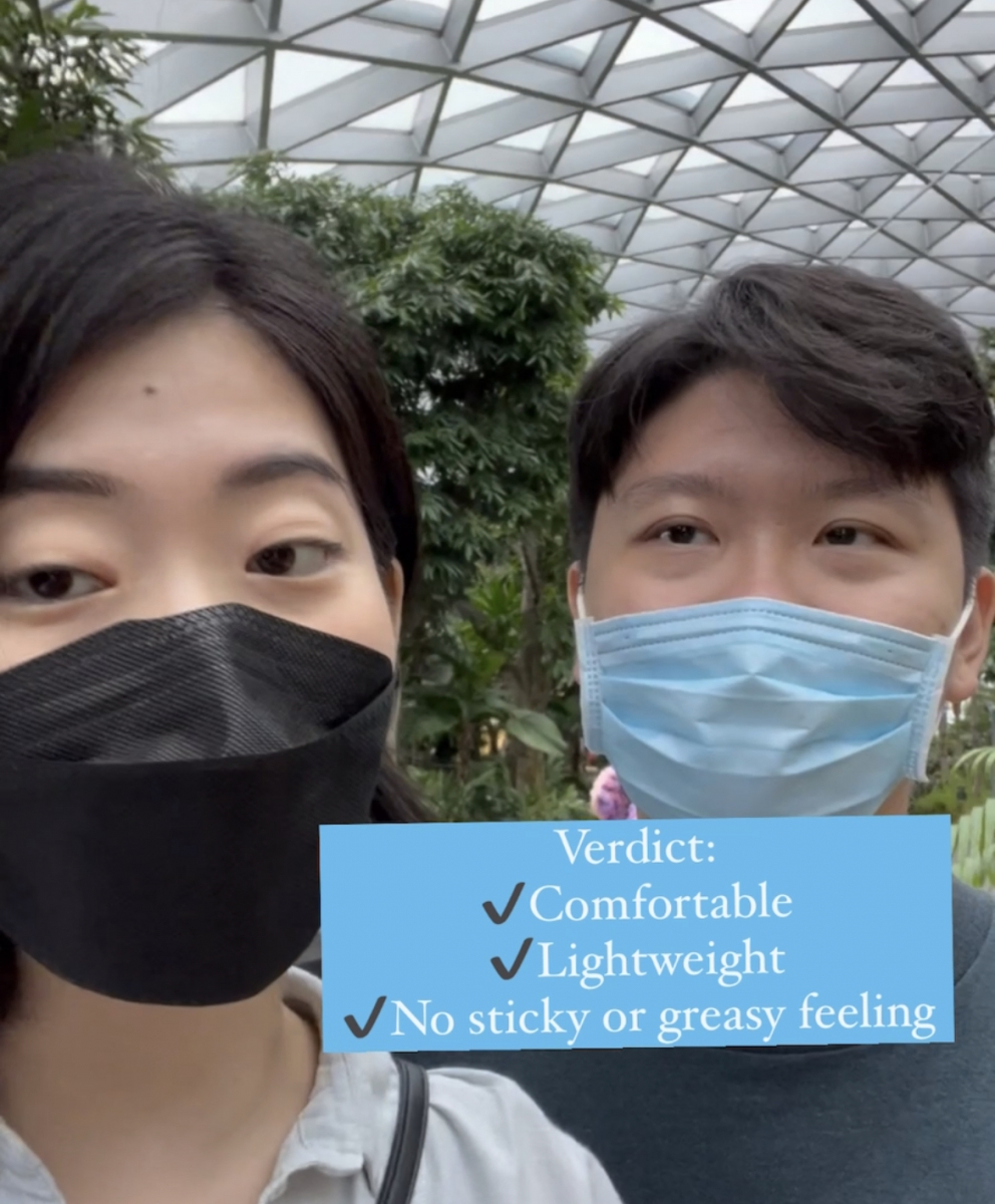 He found the SEKKISEI CLEAR WELLNESS UV Defense Gel lightweight and comfortable to wear.