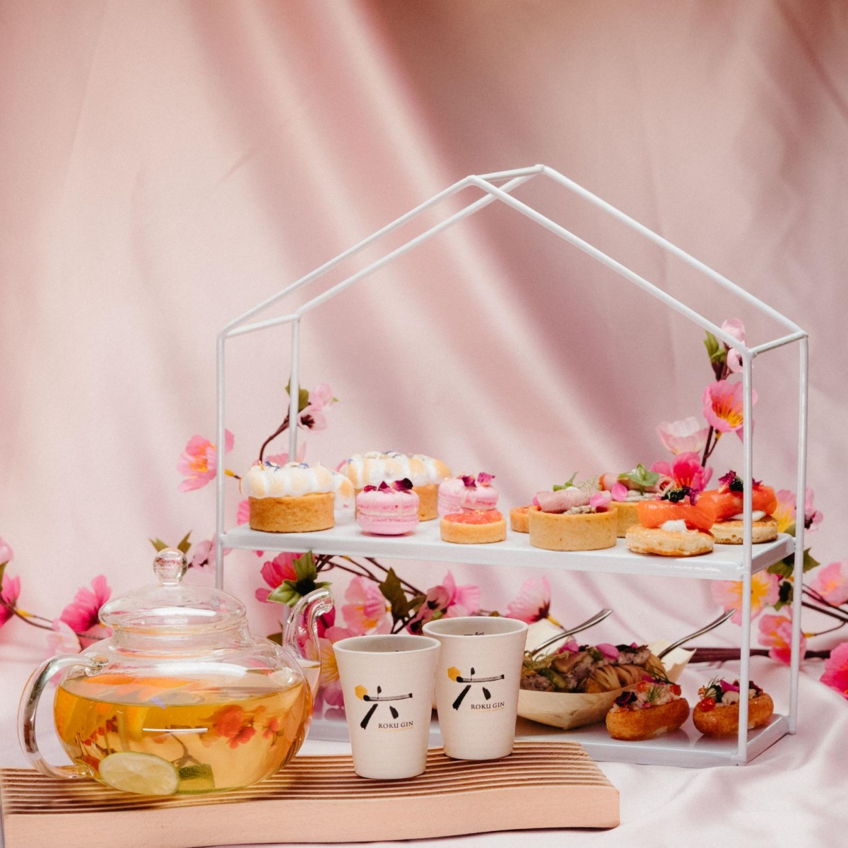 Roku Gin Spring High Tea 2022 at GudSht Singapore