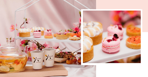 42% Off New Japanese-Inspired Spring High Tea With Free Sakura Gin Cocktail, Tea Cocktail, & Door Gifts