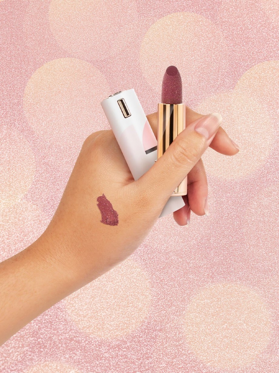 Matte for Glitter Lipstick in shade 301 Kiss Bliss, $38.15, Ange Gardien Paris.