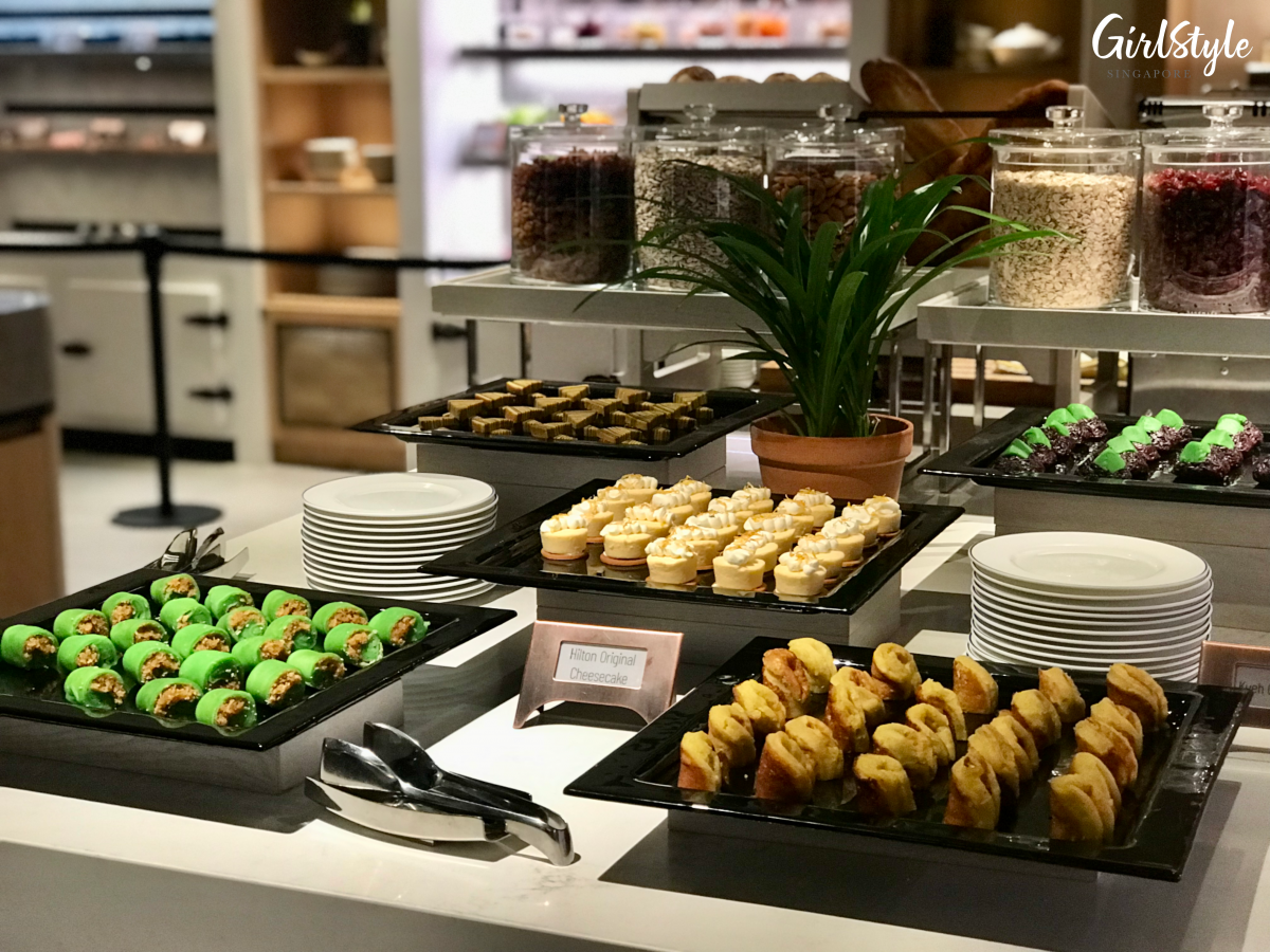 Dessert table at Estate buffet - Hilton Singapore Orchard