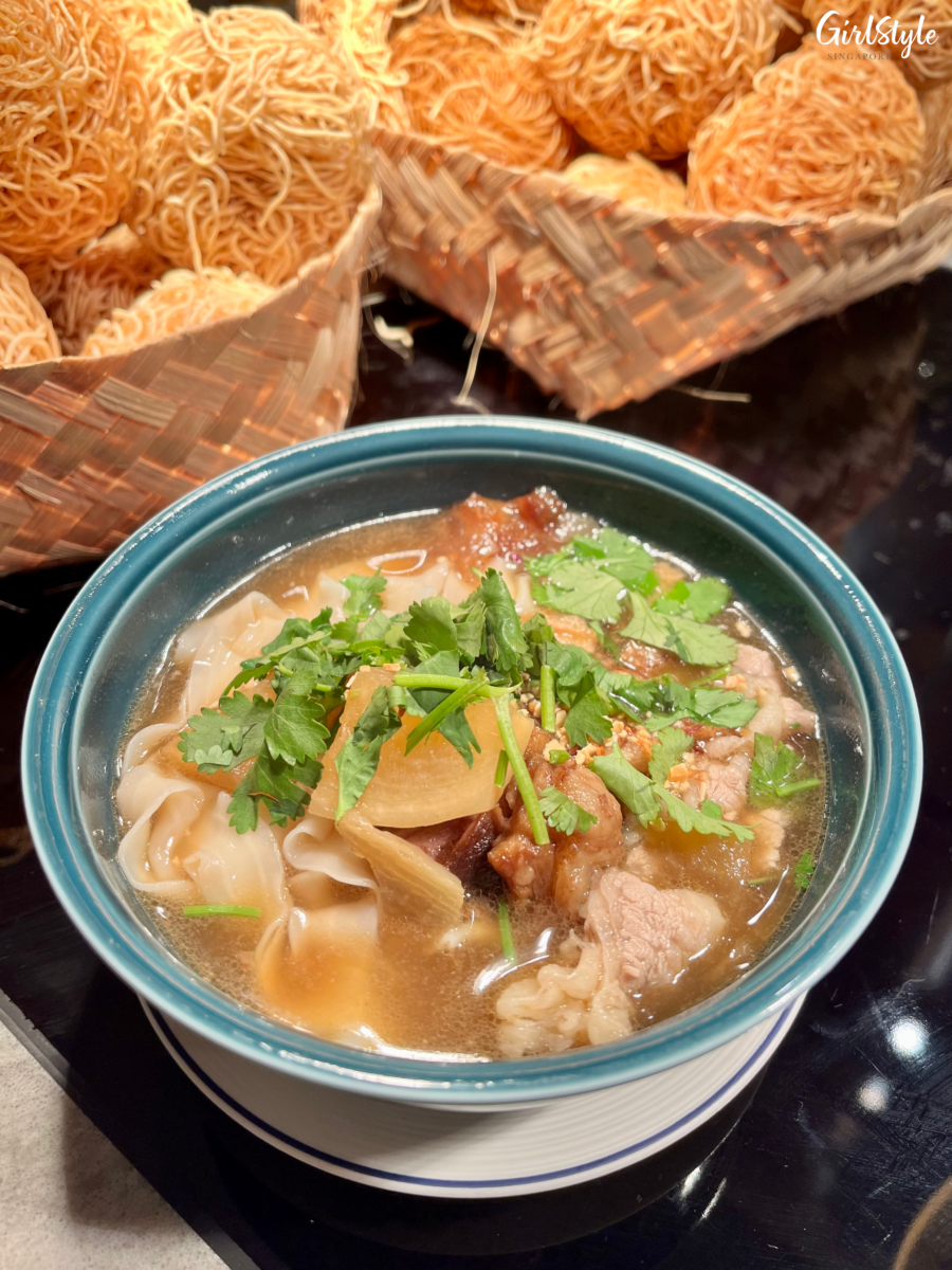 Cantonese-Style Wagyu Beef Handmade Noodles - buffet dinner at Estate, Hilton Singapore Orchard