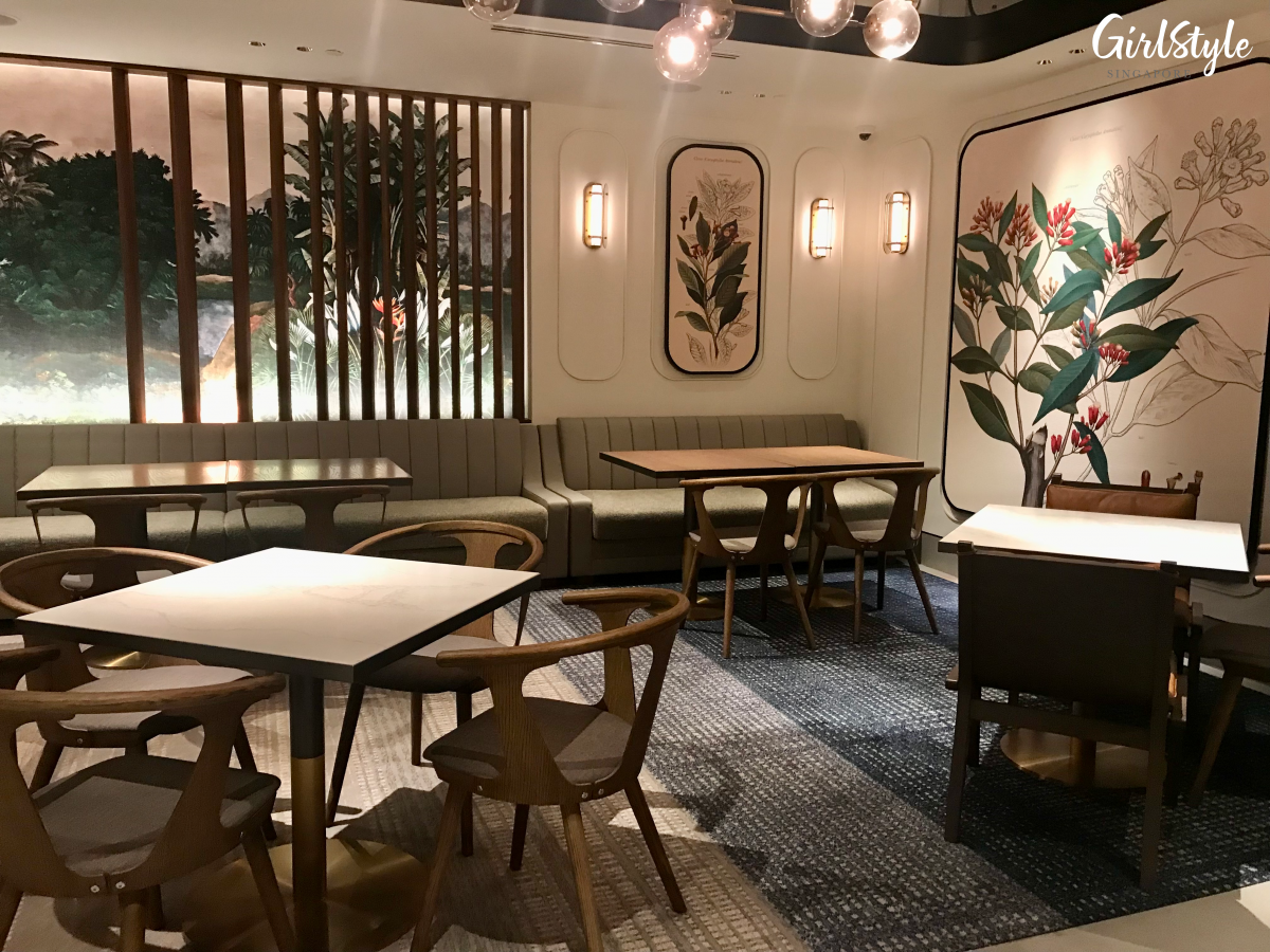 Interior of Estate buffet restaurant - Hilton Singapore Orchard