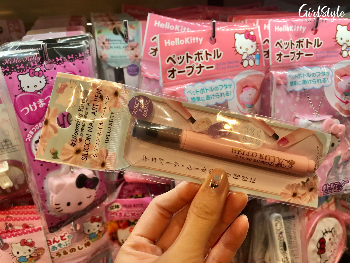 Hello Kitty nail art pen at Daiso Singapore