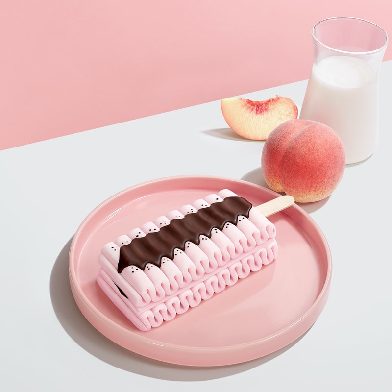 Wall's Viennetta Stick White Peach Singapore