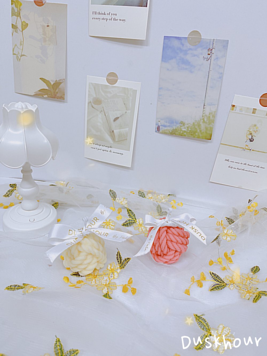 Yarn Knot Candle - Dusk Hour Singapore