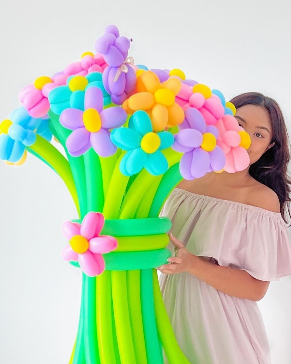 Big Big Blooms balloon flower bouquet