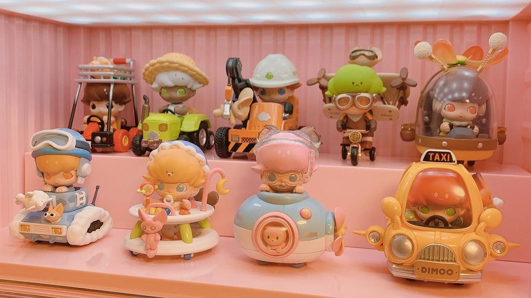 POP MART display case Singapore