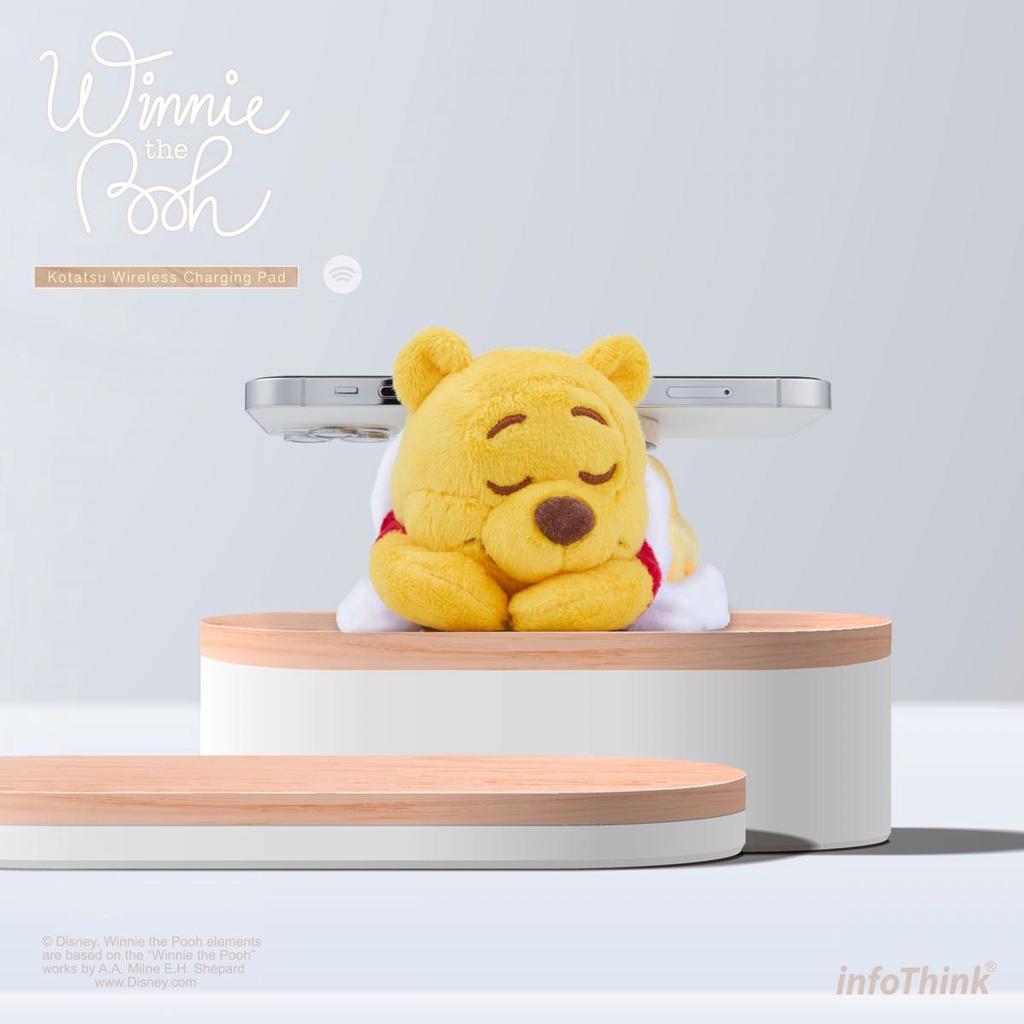 infoThink x Disney Kotatsu Wireless Charging Pad - Winnie-the-Pooh