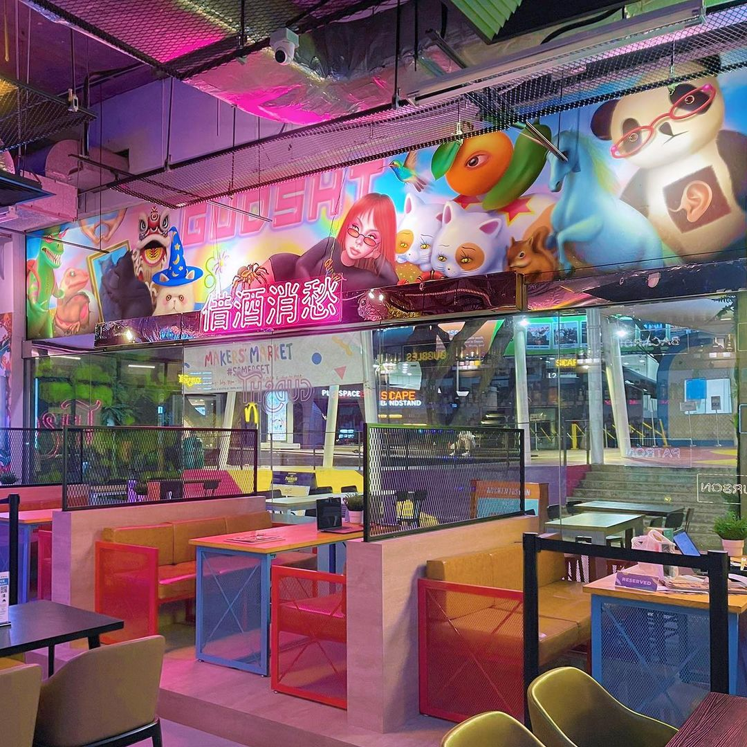 GudSht bar in Singapore