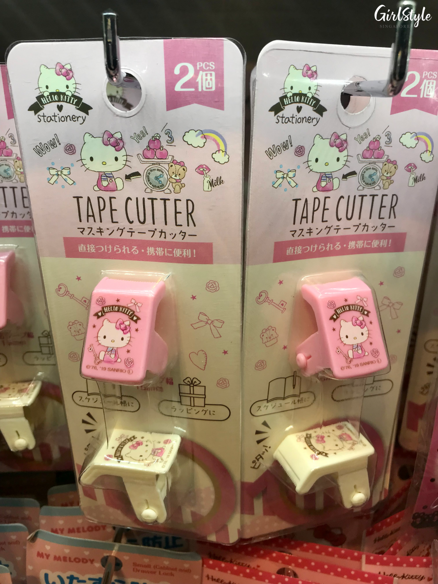 Hello Kitty tape cutter at Daiso Singapore