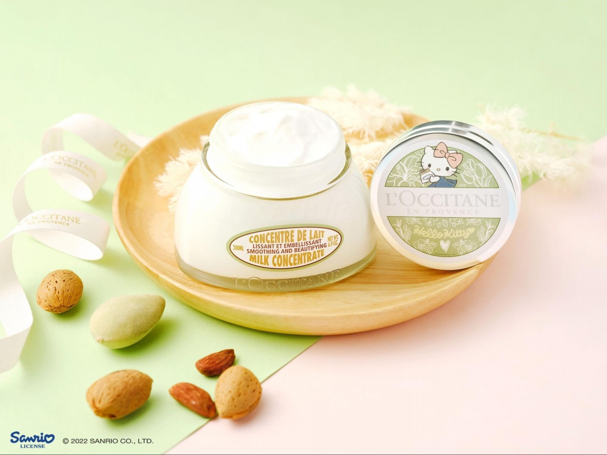 L'OCCITANE Hello Kitty Almond Milk Concentratel Singapore